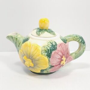 Vintage 1996 CBK China Floral China Teapot